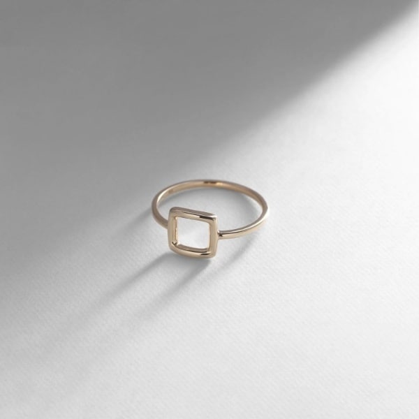 NOJESS K10 ラピスラズリ ヘキサゴン ピンキーリング ノジェス 5