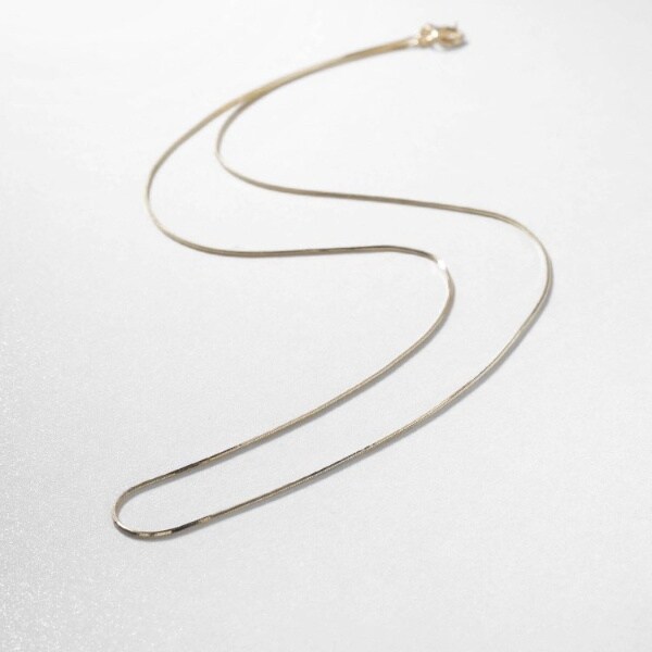 K18コンパクトチェーン ネックレス | ココシュニック(COCOSHNIK