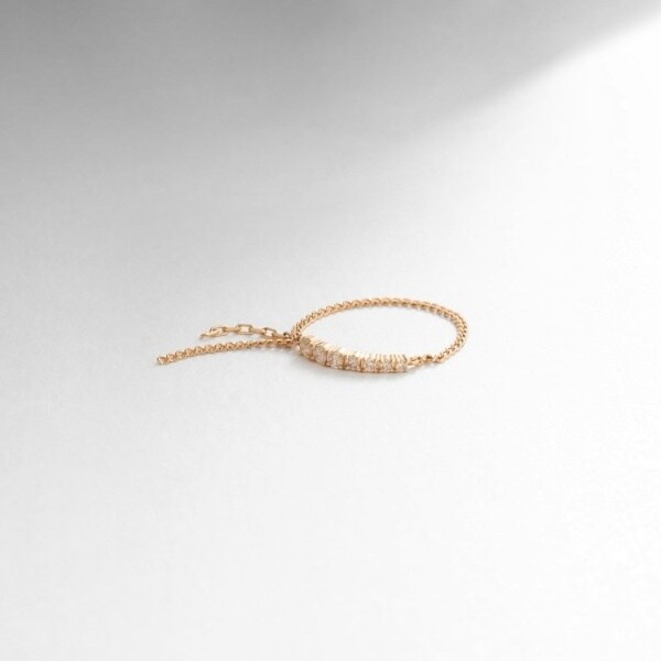 K10ダイヤモンド グラデフリンジ チェーンリング | ココシュニック