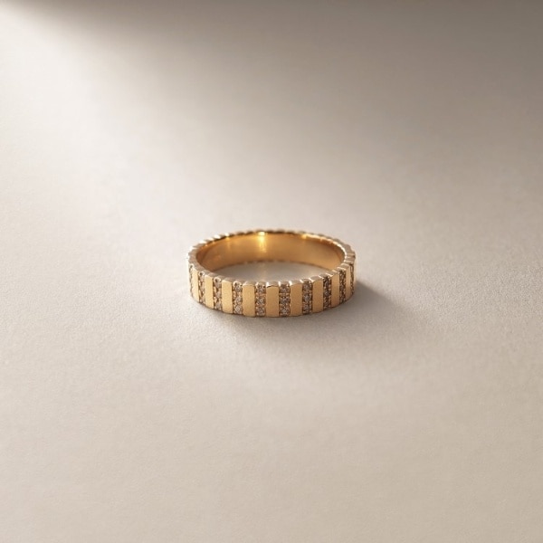 ココシュニック(COCOSHNIK) k18 リング K18メッシュパターン リング小（リング） | COCOSHNIK（ココシュ