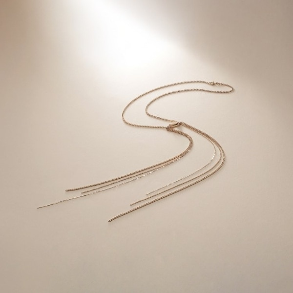 K10クォーツ キヘイミックスチェーンフリンジ ネックレス | ココシュ