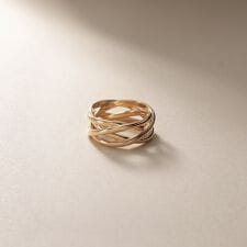 K10ダブルXライン リング