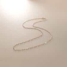 K10プリムケーブルチェーン ネックレス（43cm）