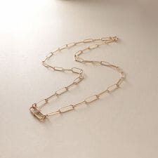 K10ダイヤモンド PCモチーフグラデーション ネックレス