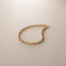 K18中空ハーフラウンド ブレスレット