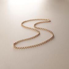 K18中空ハーフラウンド ネックレス