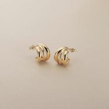 K10トリプルカーブフープ スタッドピアス