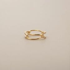 K18ダイヤモンド PCチェーン リング