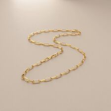 K18中空MVロング ネックレスM