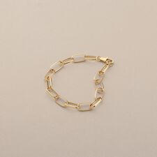 K18中空MVトラック ブレスレット