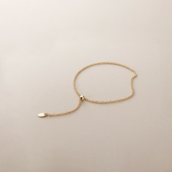 K10ダブル丸アズキスライド ブレスレット | ココシュニック(COCOSHNIK