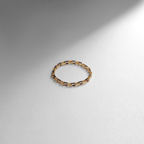 シルバー チェーンリング ボックスチェーン GP | ココシュニック オン