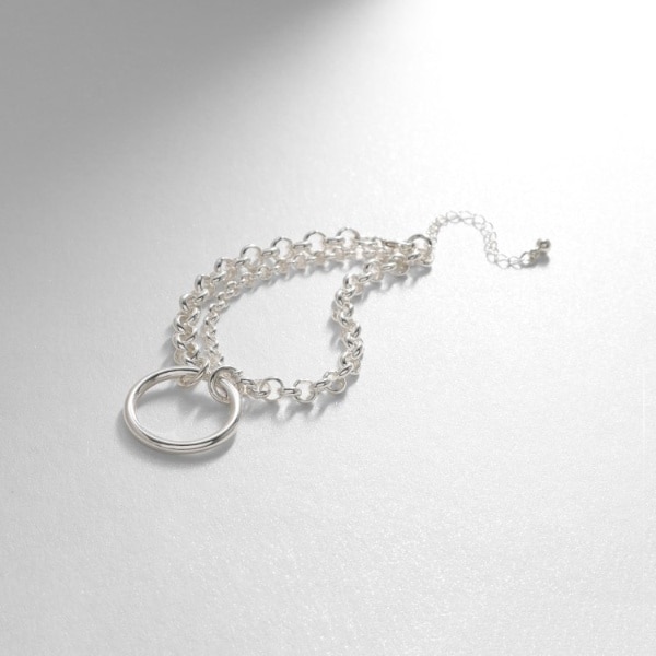 [�}���C]�V���o�[ �T�[�N�����`�[�t �_�u���`�F�[���u���X���b�g/�R�R�V���j�b�N �I���L�b�`���iCOCOHNIK onkitsch�j �V���o�[�i600�j