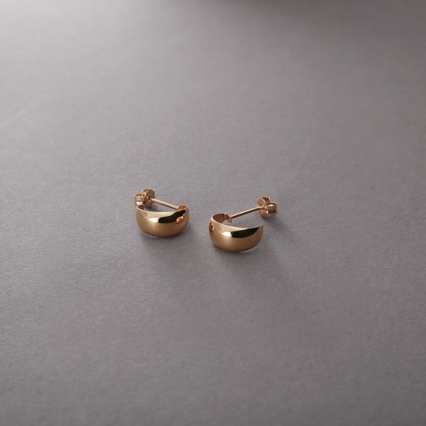 K10ドームフープピアス | ココシュニック オンキッチュ(COCOHNIK