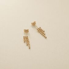 K10ティアボールチェーンピアス