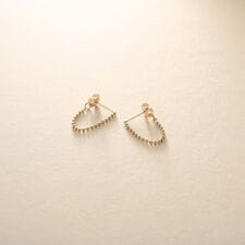 K10カットボールチェーン フープピアス