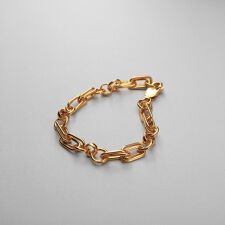 シルバー ミックスチェーン ダブルリンクブレスレット GP