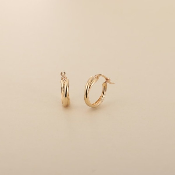 ココシュニック ハニーカットボール クロスモチーフ フックピアス K10 K10中空ボール 中折れピアス（ピアス） | COCOSHNIK（ココシュ