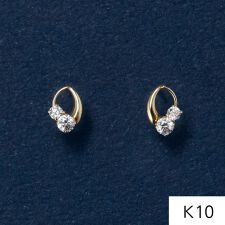 【K10】センシュアルリーフピアス／BOX付き