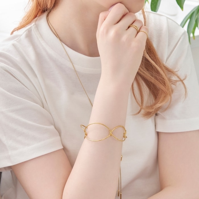 リーフラインコネクトバングル | フィービィー(Phoebe) | マルイウェブ