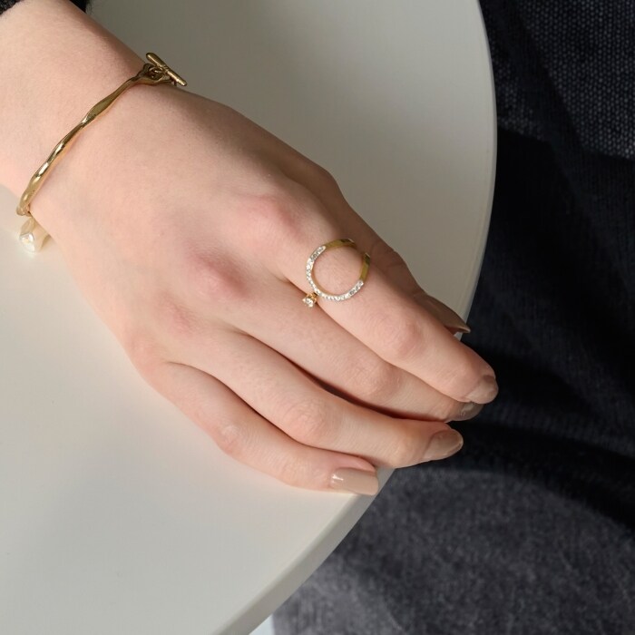 【SIENA ROSE】K10 BIRTH STARおうし座 ダイヤモンドリング BIRTH STAR・リング[おうし座] | シエナロゼ(SIENA ROSE) | マルイ