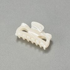 マーブルカラーバンスクリップ　ホワイト