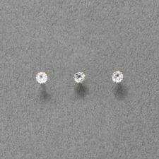 【金属アレルギー対応】3setビジューピアス　ゴールド/サージカルステンレス