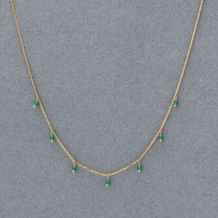 [�}���C]�y�����A�����M�[�Ή��z�J���[�W�F���X�e�[�V�����l�b�N���X/�V�R��/�t�B�[�r�B�[�iPhoebe�j �O���[��