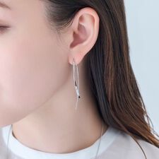 フィービィー(Phoebe)の【金属アレルギー対応】ツインカーブアメリカンピアス　シルバー/ニッケルフリー