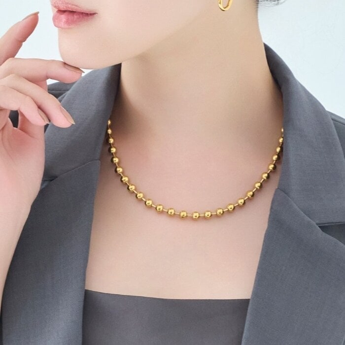 [�}���C]�y�����A�����M�[�Ή��z�h�b�g���C���l�b�N���X �S�[���h/�X�e�����X/�t�B�[�r�B�[�iPhoebe�j �S�[���h