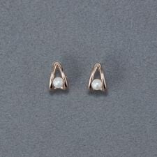 【金属アレルギー対応】ドロップパールセラミックポストピアス