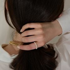 伸びるリング】バブルフィットリング パール3mm | フィービィー(Phoebe 