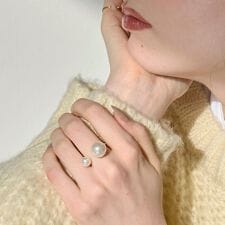 【シリーズ累計販売10000点突破】サイズ調整可能≪TV着用≫Ｅｙｅ　ｃａｔｃｈｉｎｇパールリング