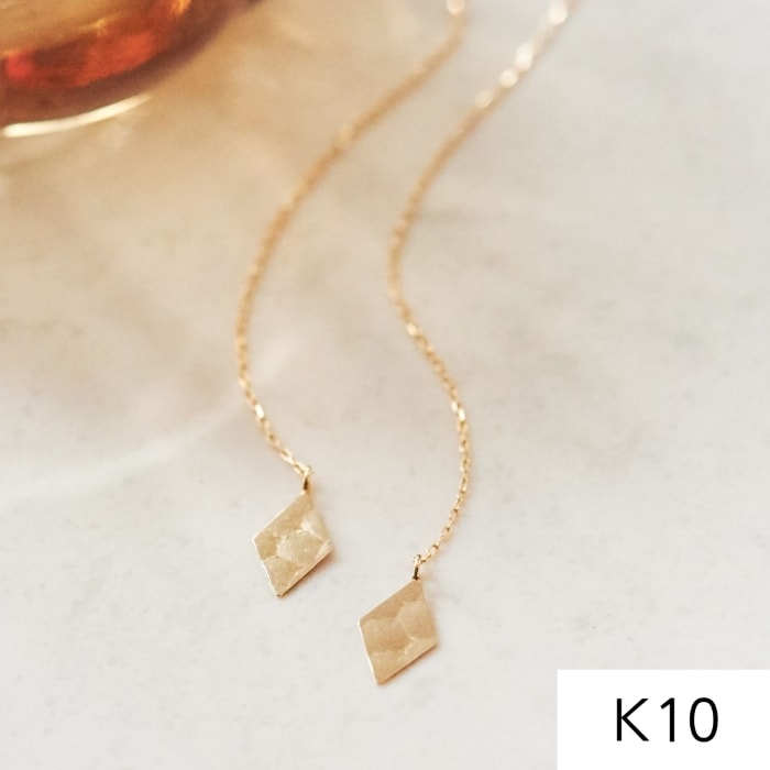 週末セール⭐︎【美品】シエナ SIENA ロングピアス 名言 クリーニング済 ロングチェーン・アメリカンピアス | シエナロゼ(SIENA ROSE