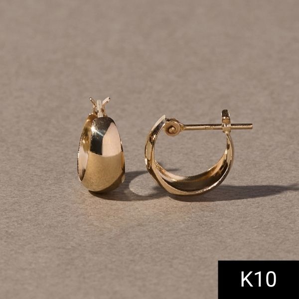 片耳✴︎JUPITER 【K10】ストレートフープピアス ゴールド ユニセックス シリーズ累計販売 2000点突破！】【K10】ストレートフープピアス／ユニ