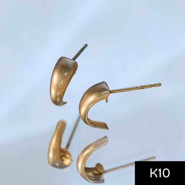 Cラインのパールキャッチピアス[2粒パール] | シエナロゼ(SIENA ROSE