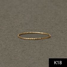 【シリーズ累計販売 1500点突破！】【K18】ベーシックスリムリング/good-luck