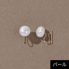 シリーズ累計販売 1000点突破！【K10PG】2way淡水パール×バーイヤリング／リバーシブル