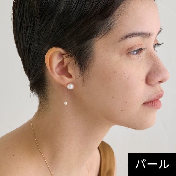 jupiter k10淡水パールピアス JUPITER ピアス 「K10」淡水パールピアス レディース : ZOZOTOWN