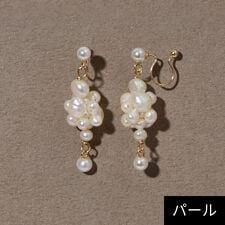 ジュピター(JUPITER)の【K10】フルーツパールイヤリング