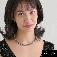 【国産貝パール】フォーマルパールネックレス＆ピアスセット グレー | ジュピター(JUPITER)