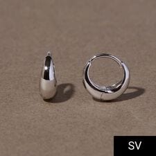 ジュピター(JUPITER)の【SV】ドロップフープピアス シルバー ニッケルフリー