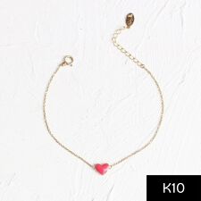 K10】カラーハートブレスレット ライムグリーン | ジュピター(JUPITER 