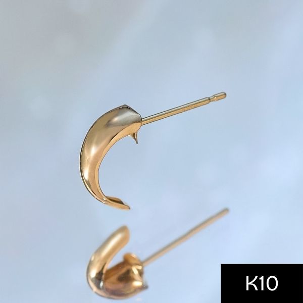 シリーズ累計販売 2000点突破！】【K10】ストレートフープピアス／ユニ