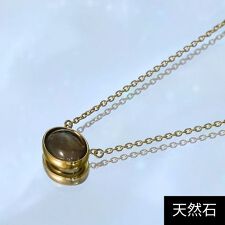 ジュピター(JUPITER)の【SV】天然石ネックレス/スモーキークォーツ＜全長約45cm(調節した時の長さ40cm)>