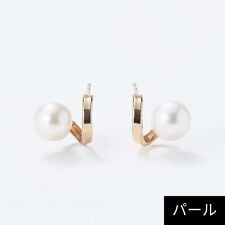 ジュピター(JUPITER)の【K10】淡水パールフープフォルムピアス