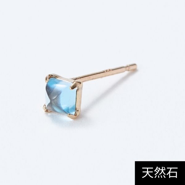 現行品◆K10◆個性的なターコイズピアス◆ ジュピター定価24200円 K10】天然石ロングバーピアス/ターコイズ（ピアス（両耳用