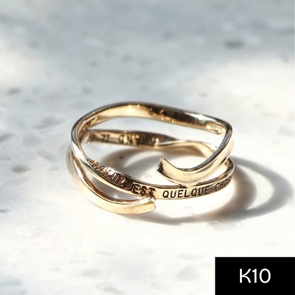 H*0様 美品 Jupiter K10 メッセージリボンリング K10】メッセージリング | ジュピター(JUPITER) | マルイウェブチャネル