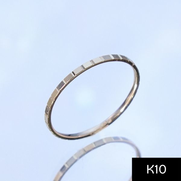 K10 regalino 1粒ダイヤモンド ゴールド リング | ノワール ド