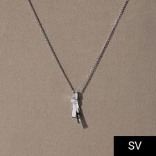 ジュピター(JUPITER)の【SV925】タイリボンモチーフネックレス／ペア／シルバー